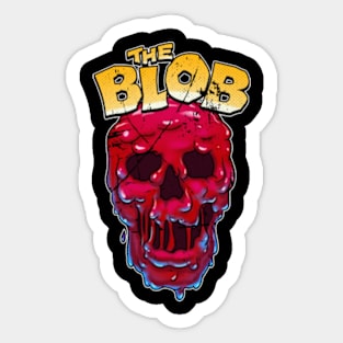 Unleash The Terror Stylish And Creepy The Blob Genre Tee Sticker